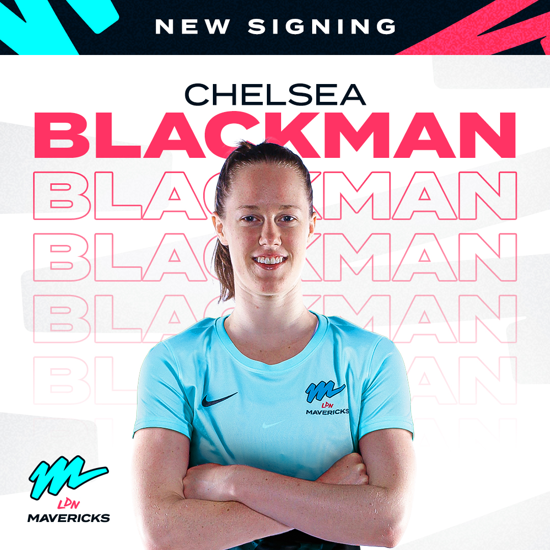 Aussie Recruit Chelsea Blackman joins London Mavericks for 2025 Netball Super League Season