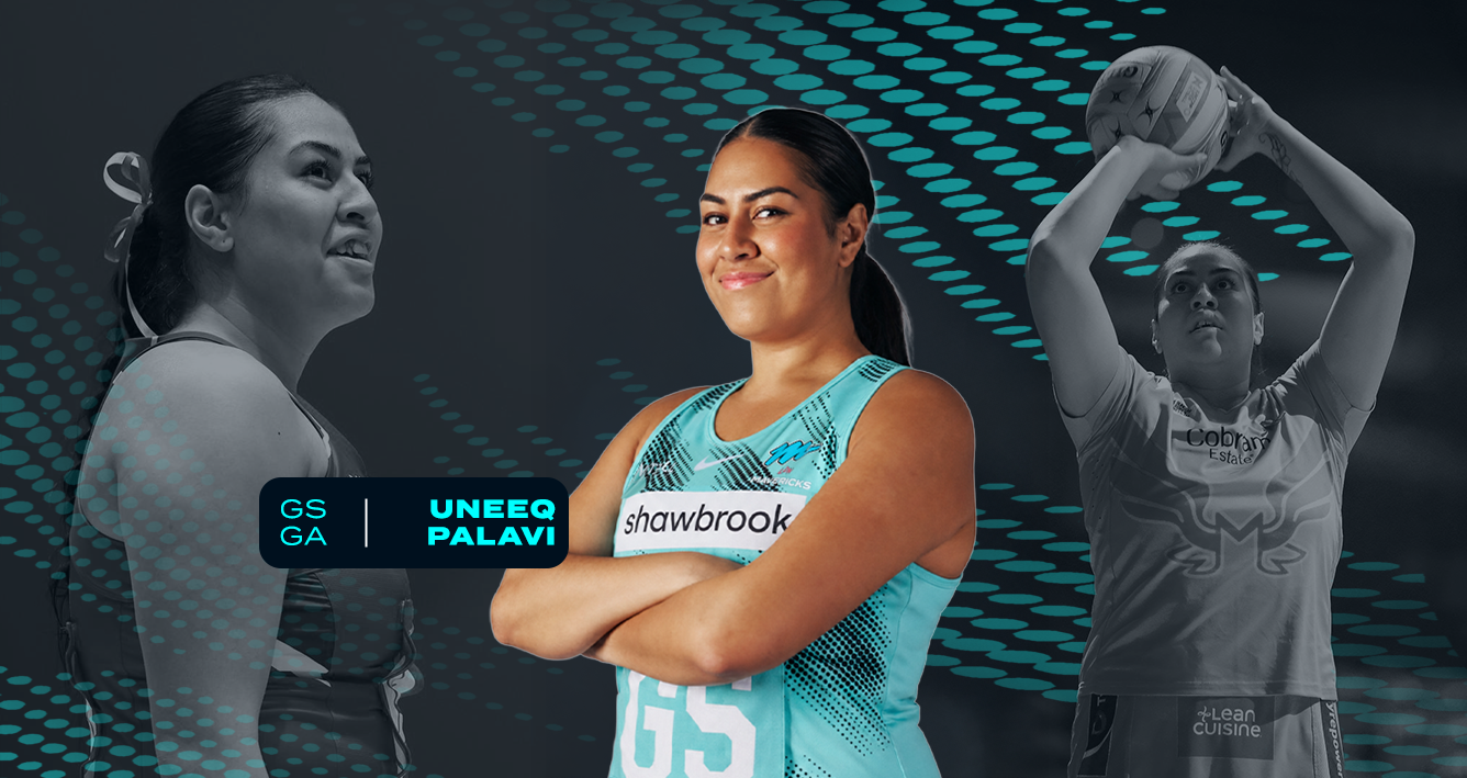 Suncorp Super Netball star Uneeq Palavi arrives in London